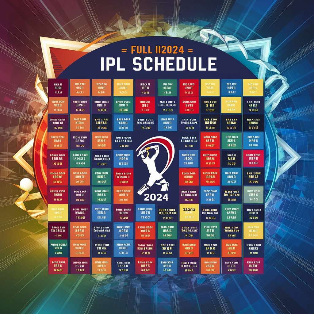 IPL 2024 Full Schedule With Venue Including Semifinal And Final Date